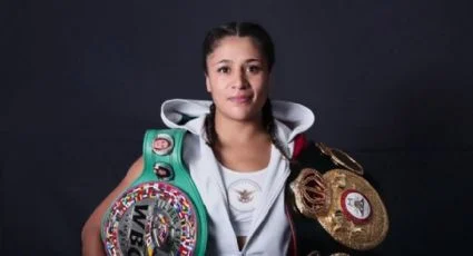 La pugilista Erika Cruz presume ser campeona del mundo y la Guardia Nacional de México, institución a la que pertenece, la felicita
