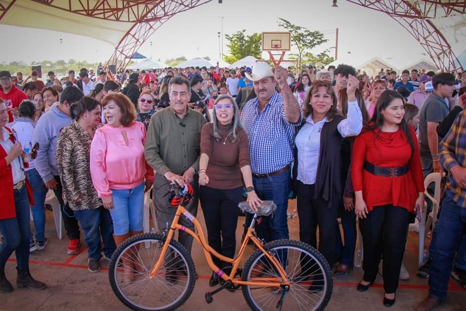 ENTREGAN 1400 BICICLETAS Y OTROS APOYOS en los municipios de Benito Juárez, Bácum, Cajeme, Quiriego, Rosario Tesopaco y San Ignacio Río Muerto