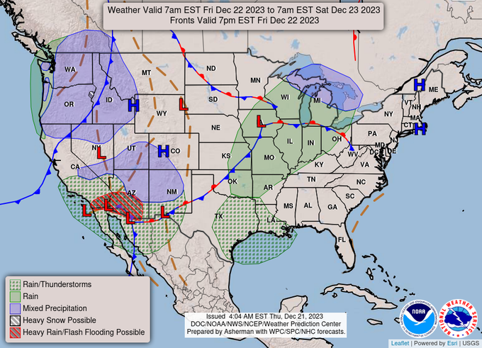 Precipitaciones fuertes que afectaron California perjudicarán también a Arizona