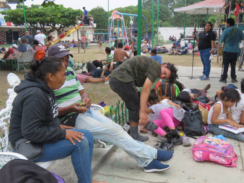 Asegura INM que atiende a caravana de migrantes que salieron el 24 de diciembre de Chiapas