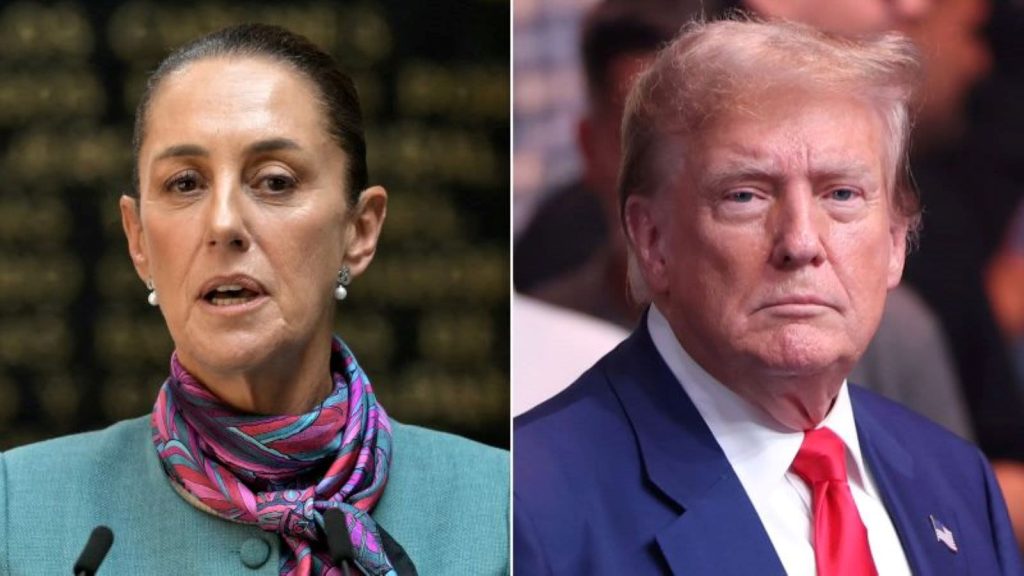 Claudia Sheinbaum y Donald Trump tiene conversación telefónica para negociar sobre aranceles