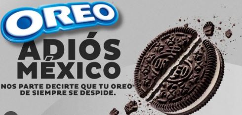 Oreo publica mensaje de despedida como parte de una campaña publicitaria