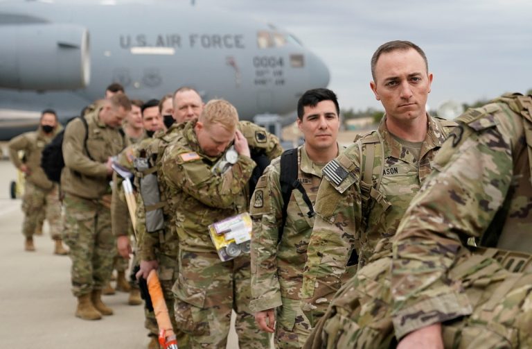 Troops on standby for deployment to Eastern Europe from Fort Bragg
